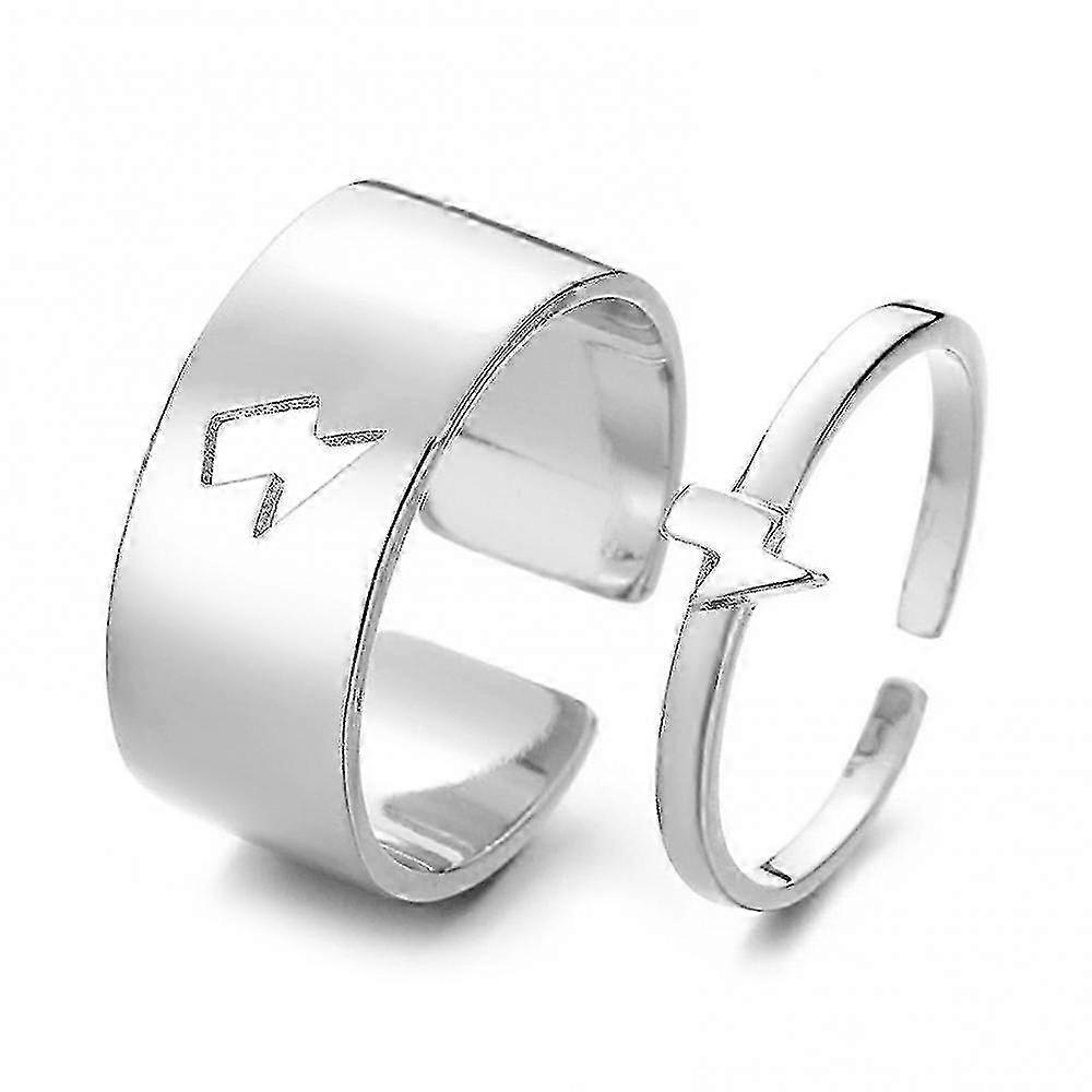 Rings lightning  Shape Couple Ring For Jewelry Gift