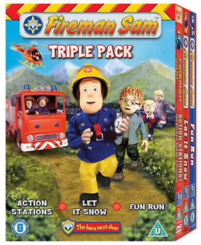Fireman Sam Action StationsLet It SnowFun Run DVD (2008) Fireman Sam cert U - Region 2