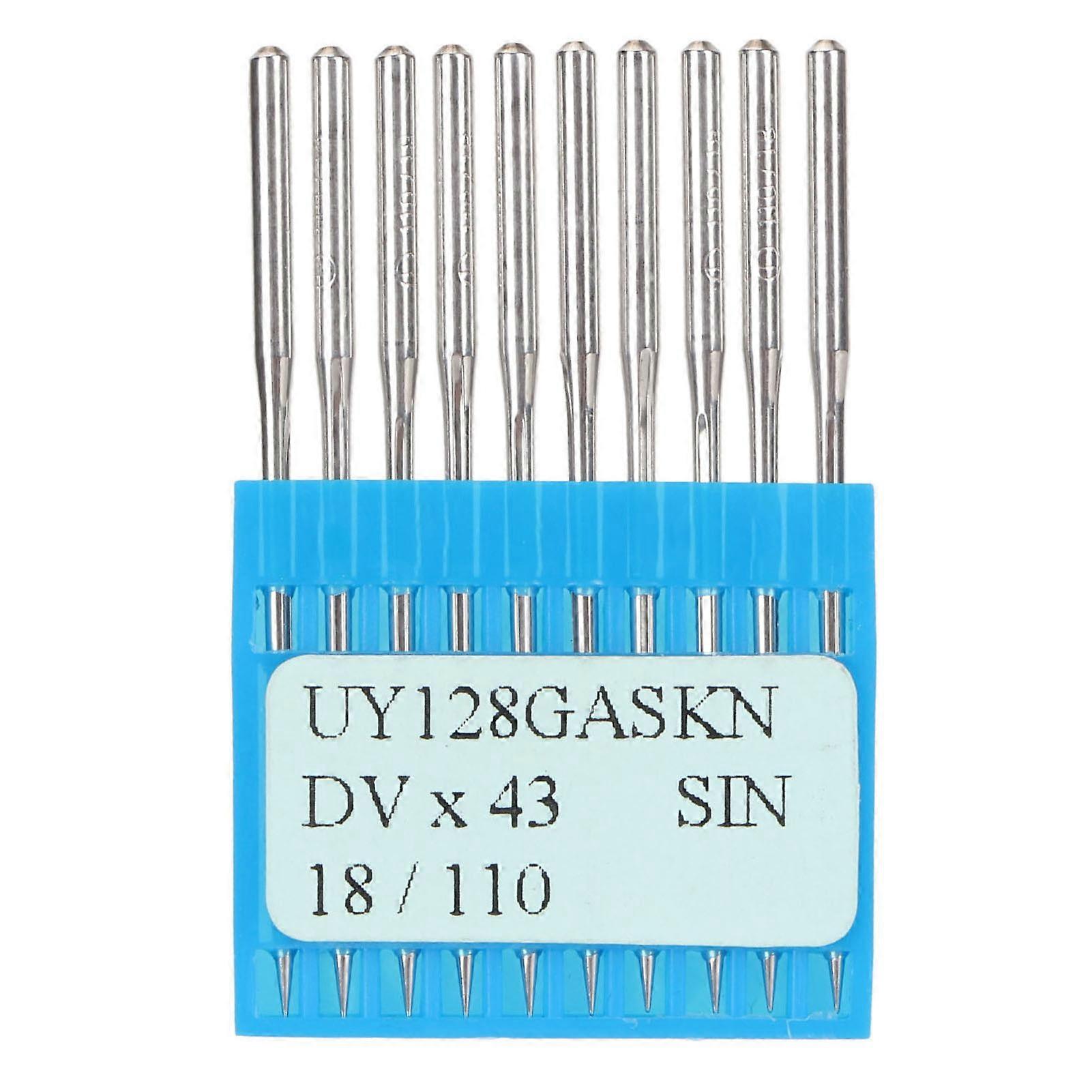 10pcs aiguilles de machine  coudre 110/18 poli pntrer facilement la nettet acier plat couture aiguilles de machine  coudre