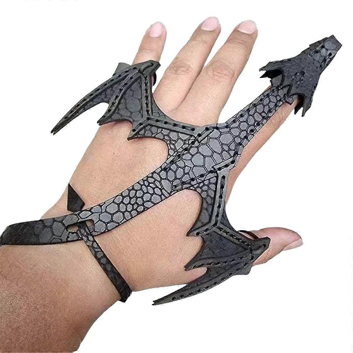 Dragon Bracelet Braided Bracelet Adjustable Hand Dragon Bracelet Men'S Vintage Dragon Wrap Bracelet Black
