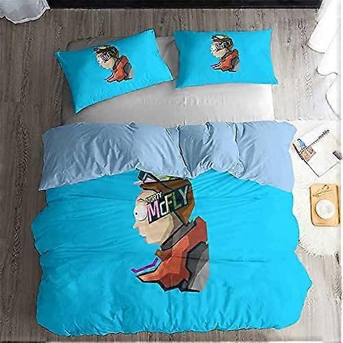 Rick And Morty Duvet Cover Sets 3 Piece Duvet Cover Set with Pillowcases Ultra Soft Brushed Microfibe (Pattern 04)