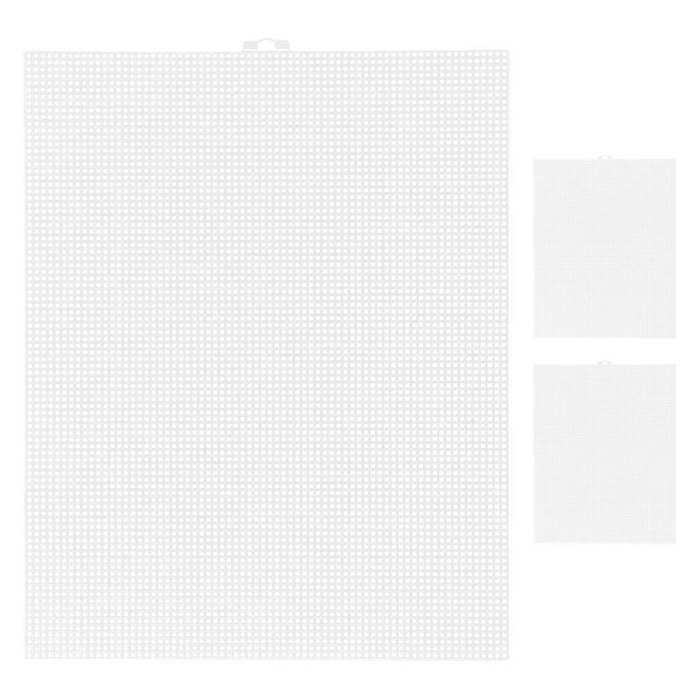 3pcs Crafting Sewing Sheets Handmade Mesh Sheets Crochet Quilting Sheets Creative Sewing Sheets