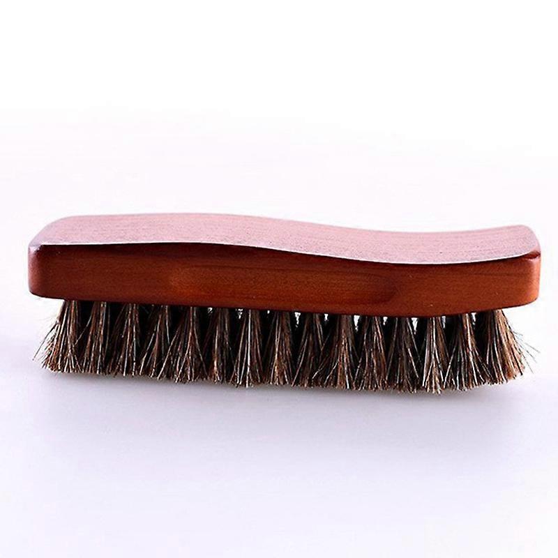 High-quality shoe brush, natural horse hair, shiny polish