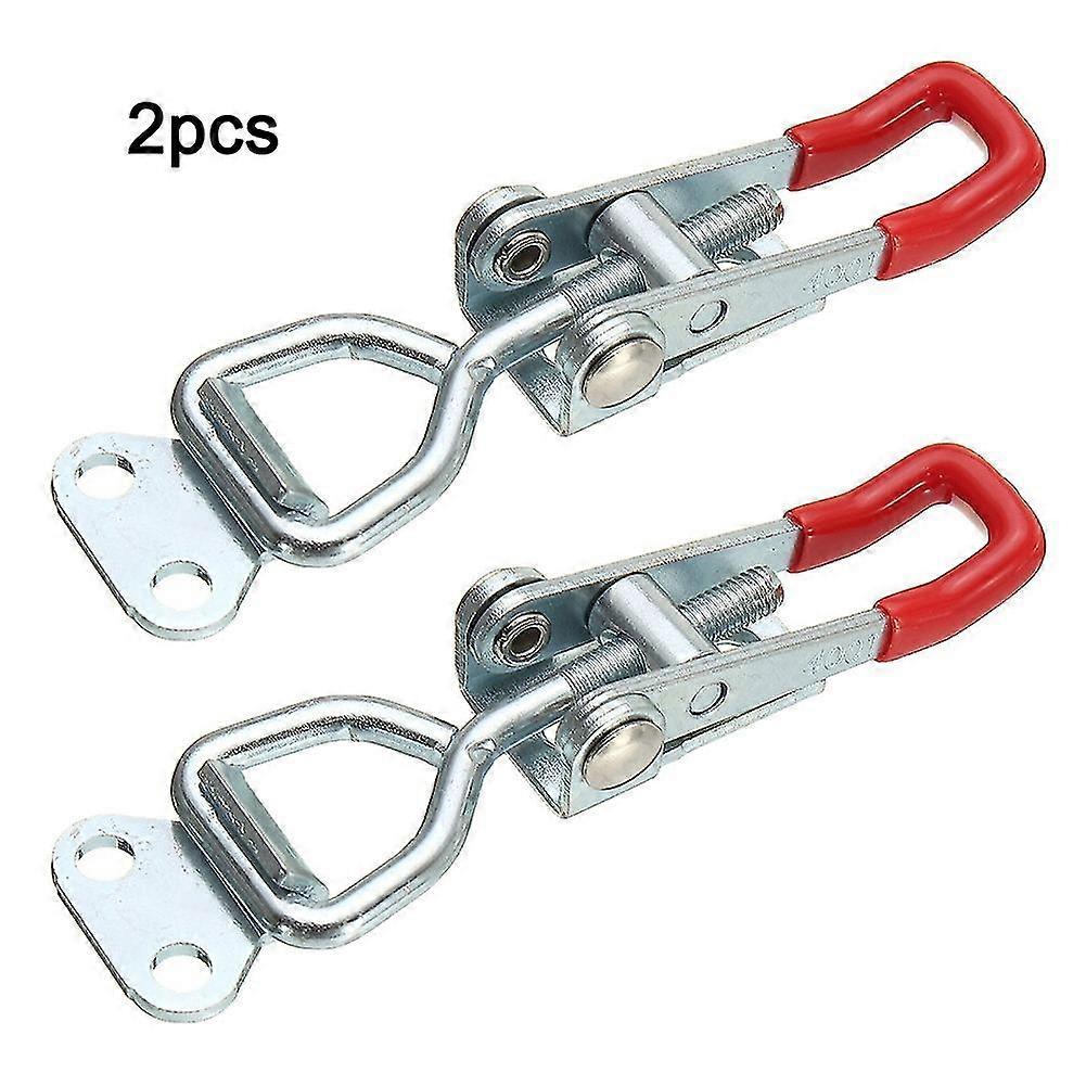Hand Tool Toggle Clamp Antislip Red Horizontal Door Bolts Type Quick Clamp Quick Release Tool