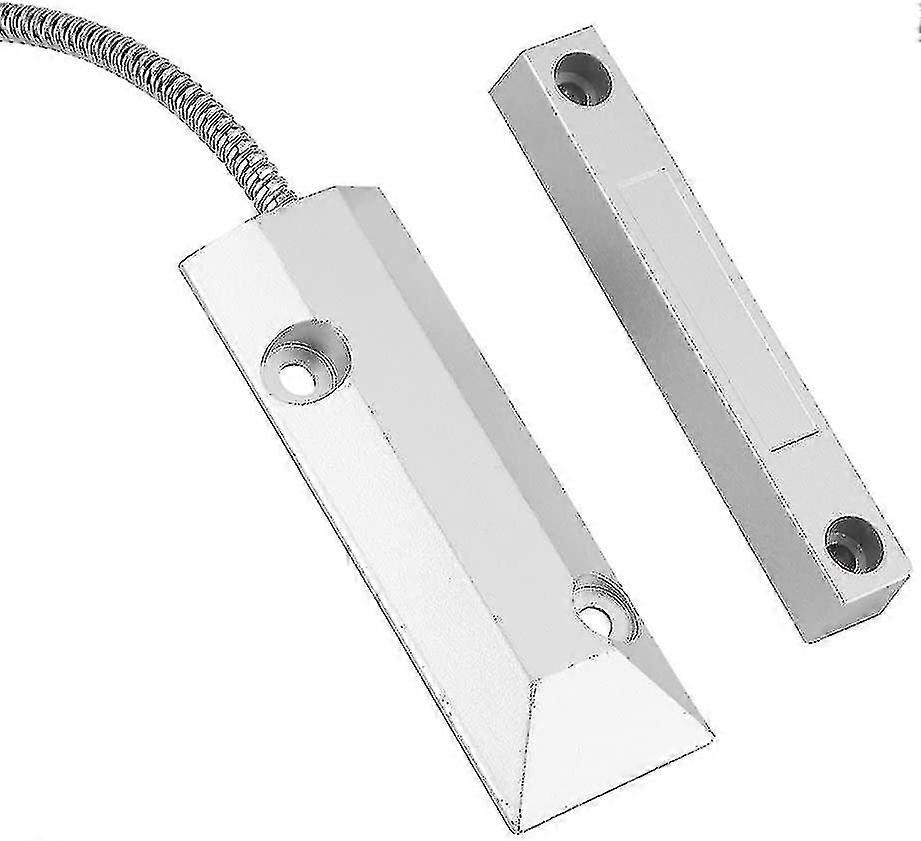Wired Metal Door Window Magnetic Contact Sensor Detector Switch Alarm Home Garage Security Kit