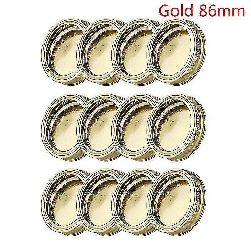 24 Mason Jar Canning Lids Rust Resistant Replacement Screw Bands Rings