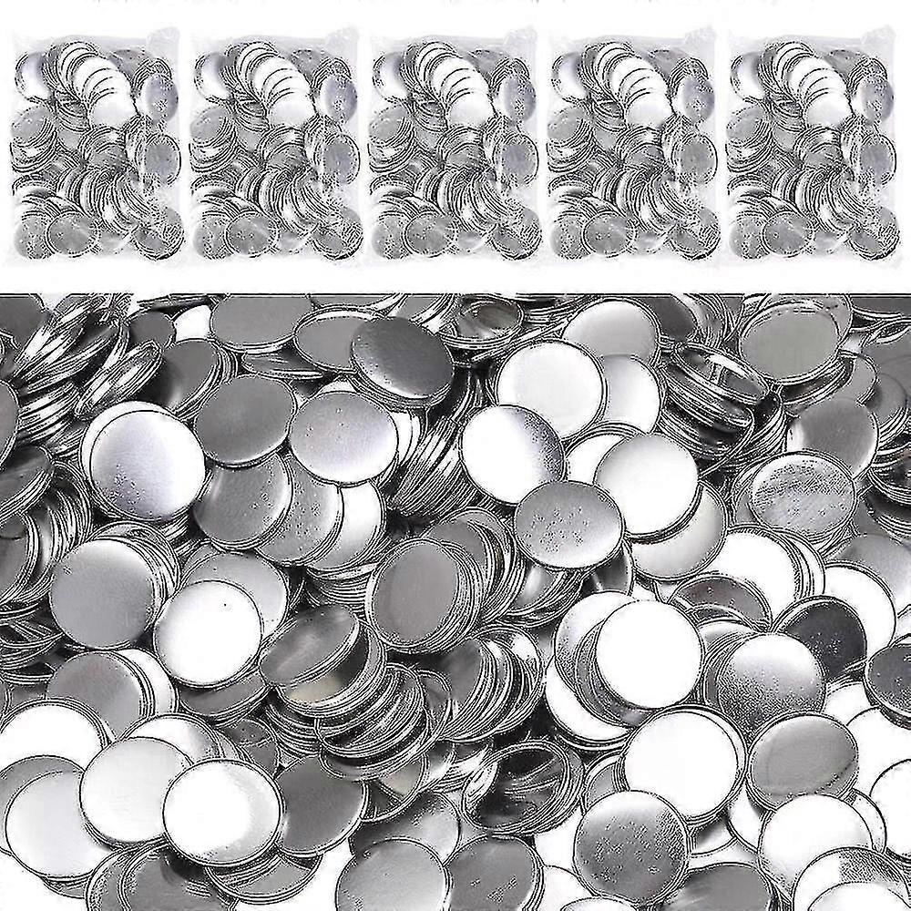 100 Pieces 58mm Blank Button Ma Round Button S Metal Button Pin Kit For Button Maker , Incg Metal Back