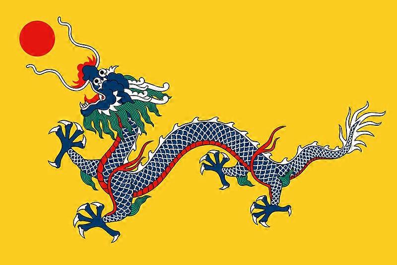 90*150cm CHINESE DRAGON Flag Yellow Dragon Flag