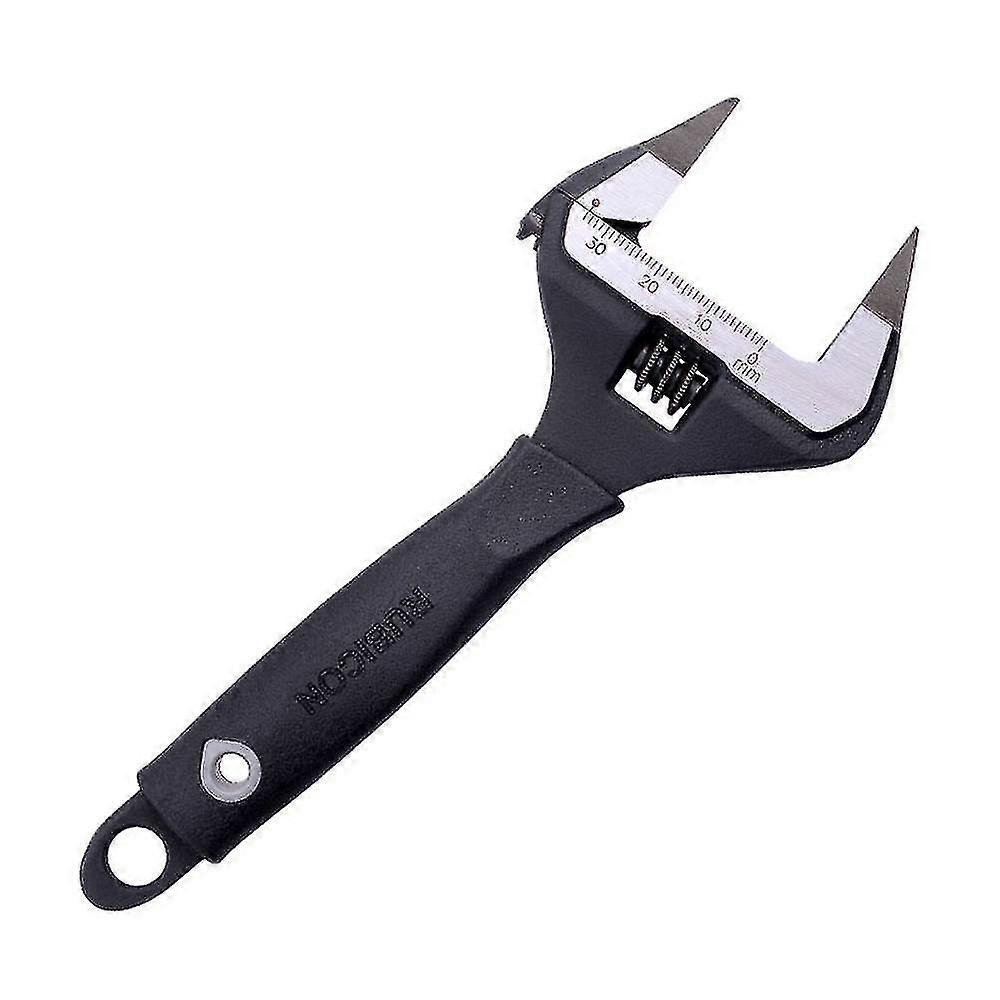 Wide Jaw Adjustable Wrench, Black, 1 Piece
