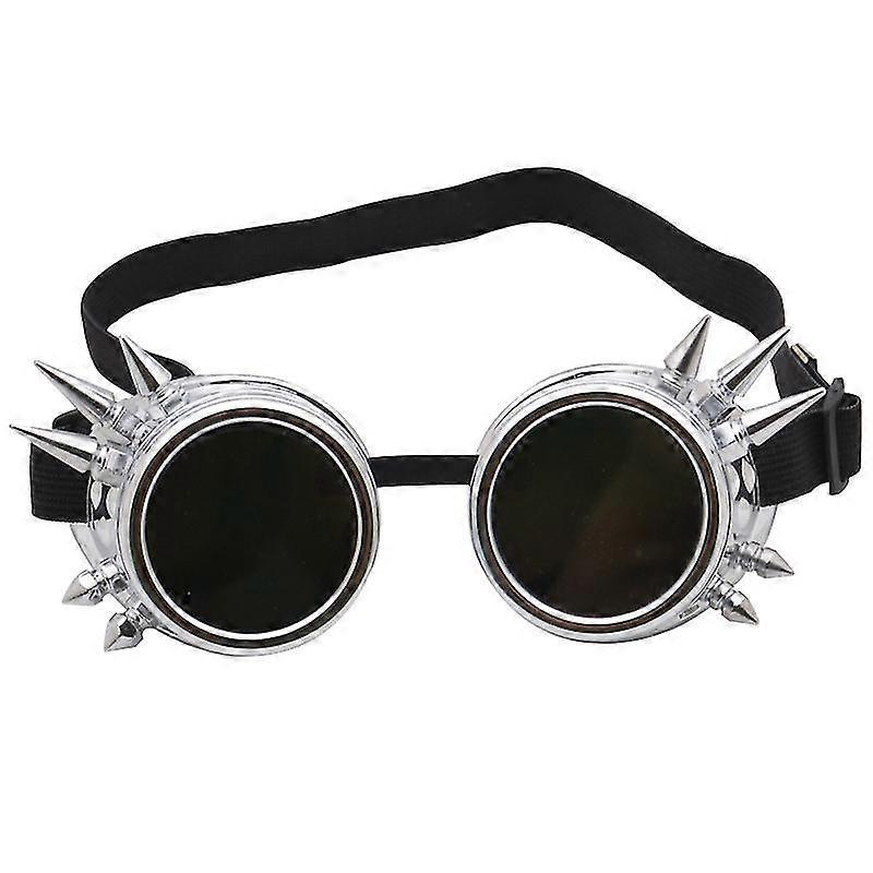 Yaju Steampunk Retro Goggles1pcs,sliver