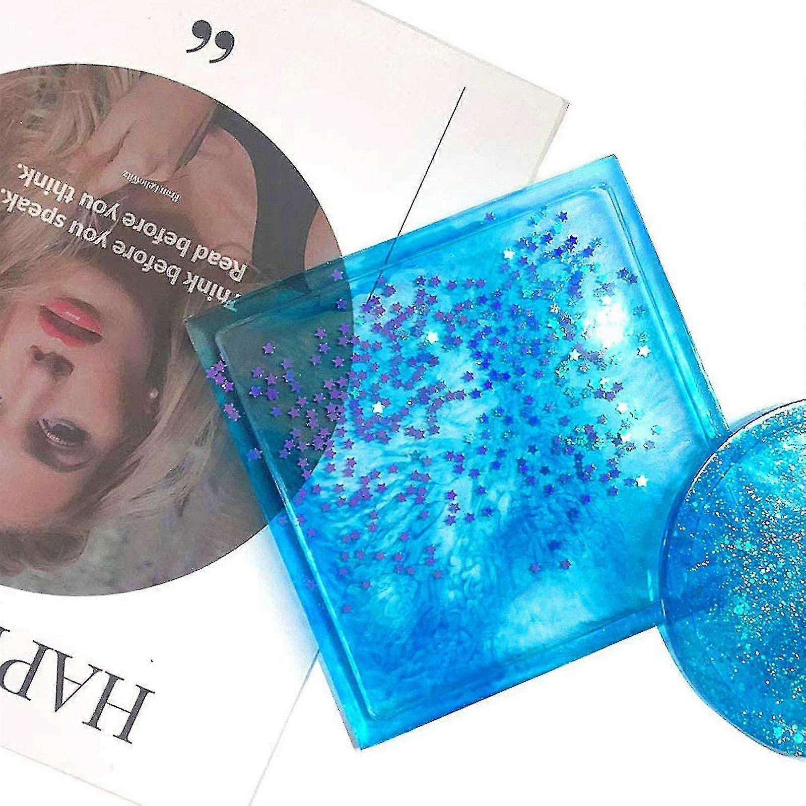 6 Pack Diy Silicone Mould Epoxy Casting Molds, Include Round, Square, Hexagon For Casting With Resin,concrete, Cement,decoration