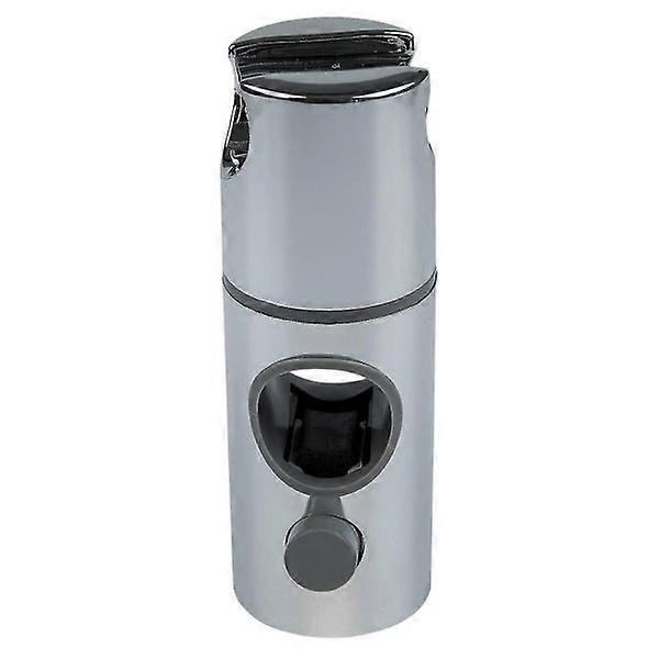 Replacement 25mm Abs Chrome Shower Rail Head Slider Holder Adjustable Bracket