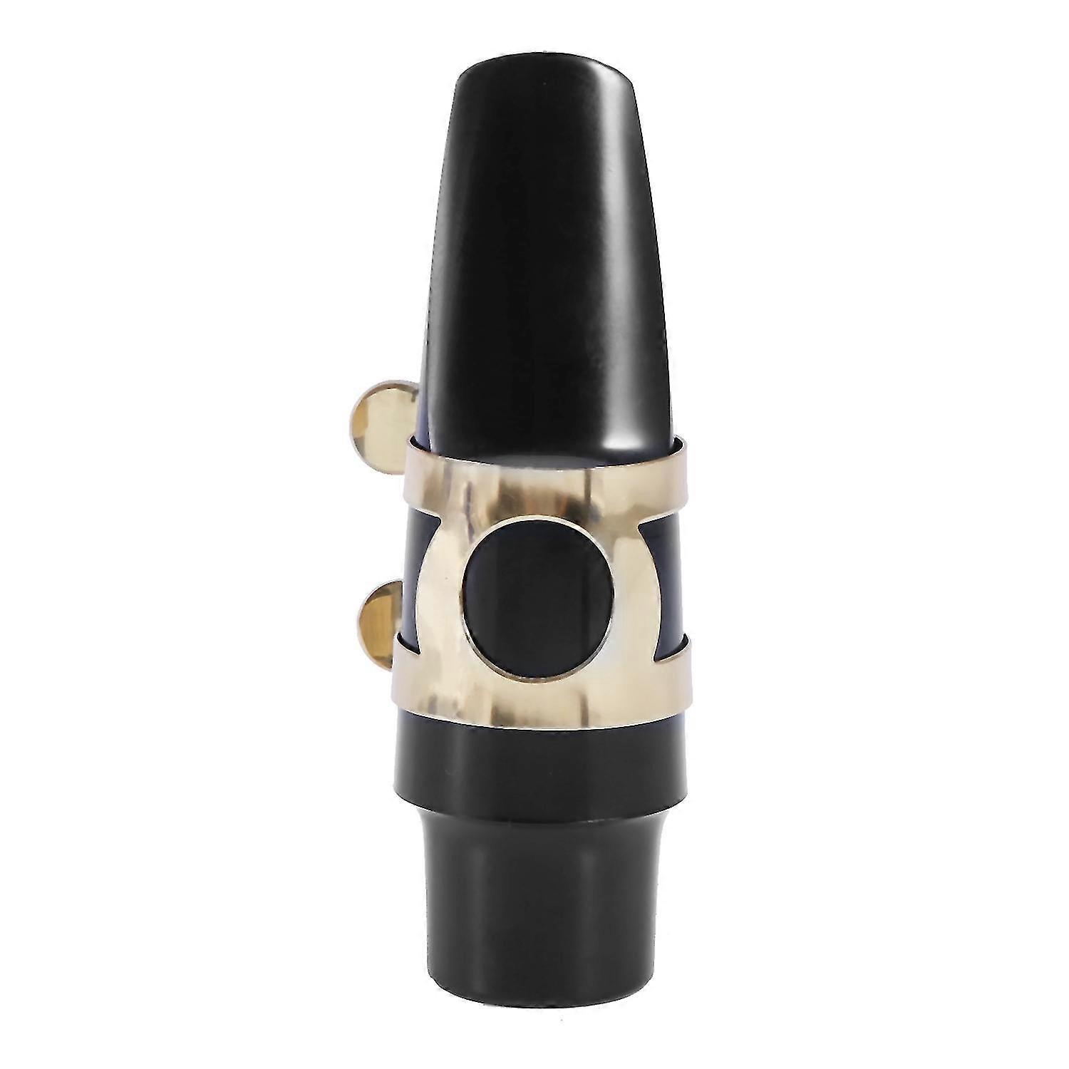 Alto Sax Saxophone Mouthpiece Plastic With Cap Metal Buckle Reed Mouthpiece Patches Pads Cushions