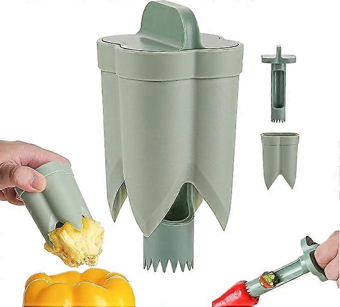 Pepper Seed Core Remover2 in 1 Jalapeno Pepper Corer Remover Tool,Cave Tools Jalapeno Corer for BBQ