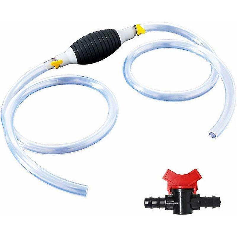 Portable Transfer Pump High Flow Hand Pump Manual Fuel Transfer Pump Siphon