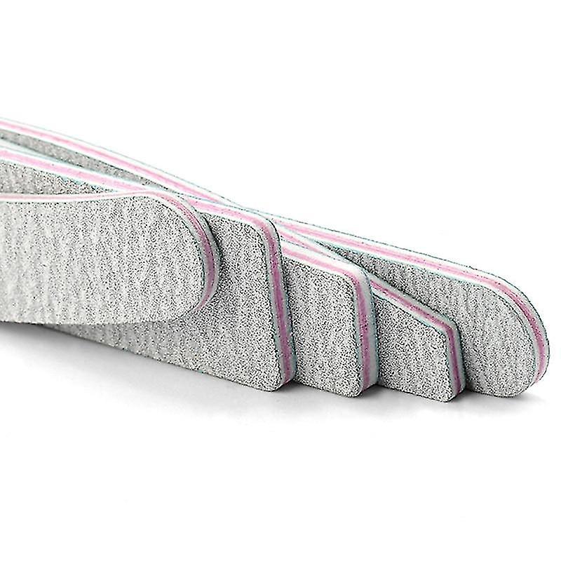 Nail Files Emery Boards Sandpaper Nail File Double Side Sanding Buffer Block Set Grey Nail Files