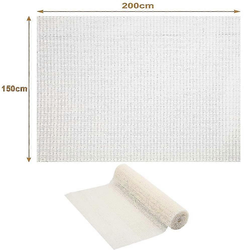 Mattunderlag, halkfri matta, halkskydd - mattunderlag, mattpropp, halkskydd (beige)