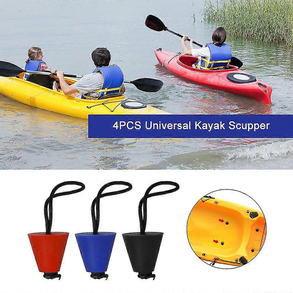 4pcs Best Universal Kayak Scupper Plug Kit Kayak Scupper Plug Kit