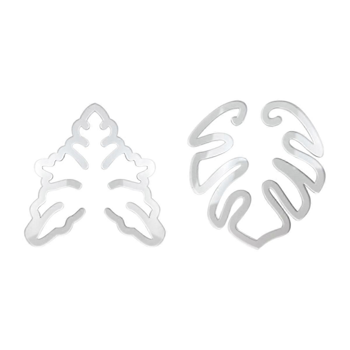 2Pcs Plant Stem Plastic Support,Flower Stem Holder,Reusable Plant Retaining Support,A+B