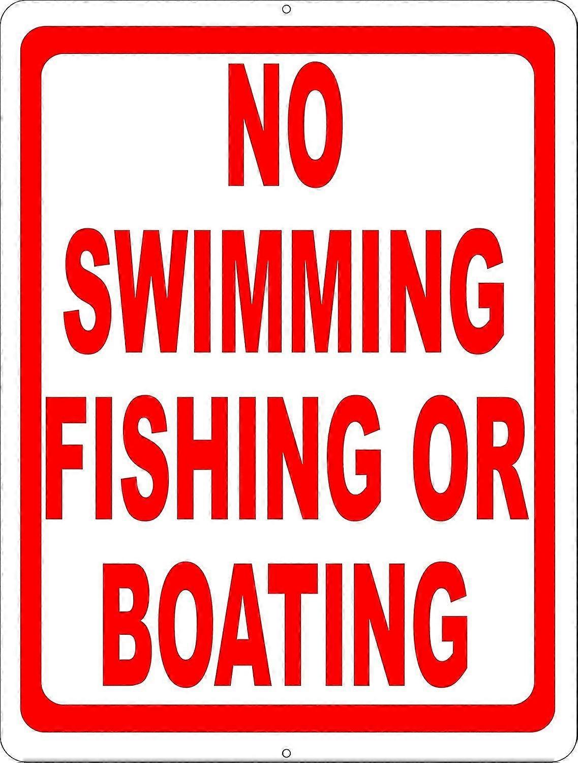Não é permitido nadar, pescar ou andar de barco. 8x12 polegadas OU 12x16 polegadas de metal. Modo 3675
