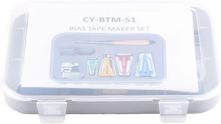 Bias Tape Maker - Reliure en tissu Coudre Multifonction Couture Biais Maker Maker Set DIY Patchwork Artisanat Outil de fabrication