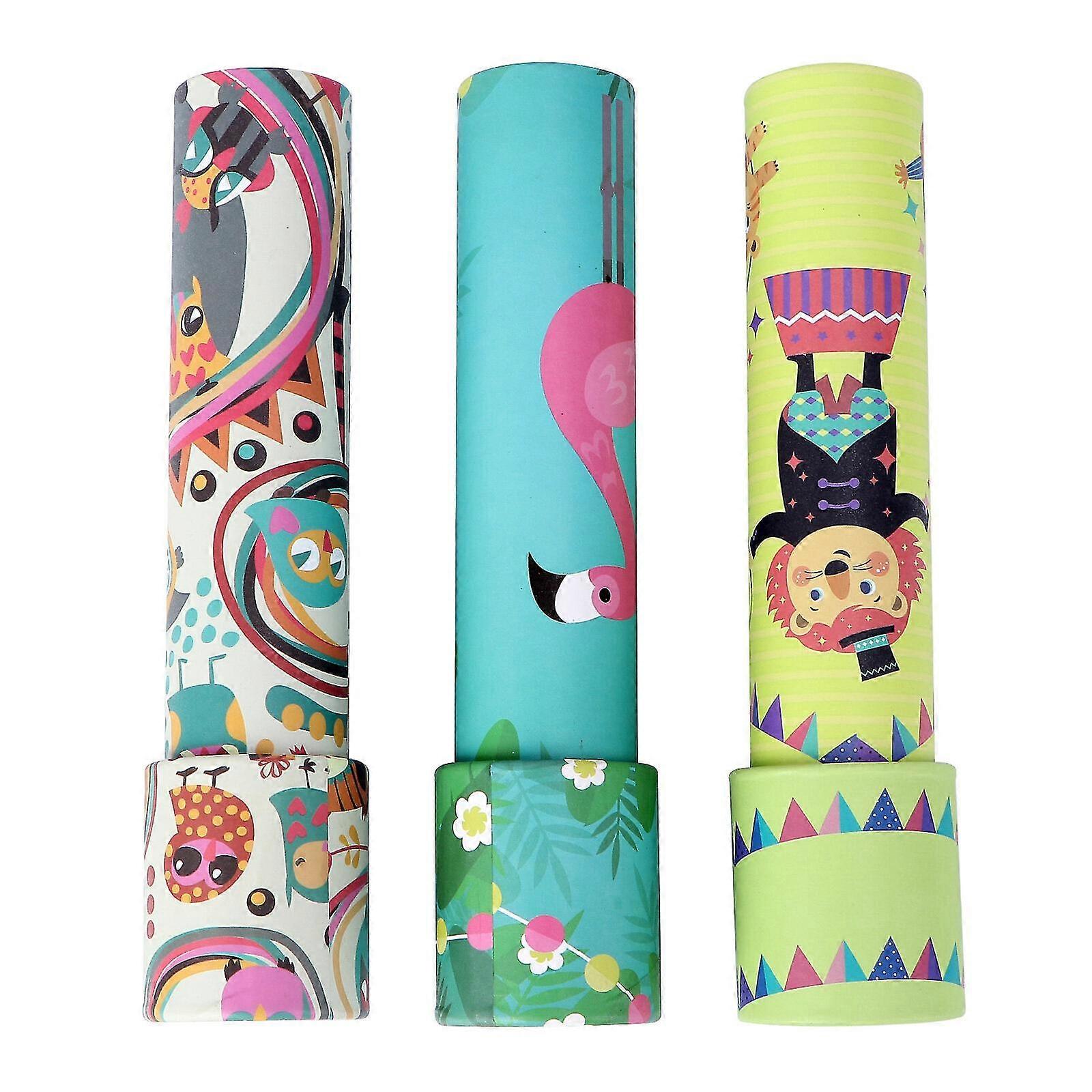 3stk Børn Kalejdoskop Legetøj Børn Pædagogisk Legetøj Eksperiment Legetøj (tilfældig farve)