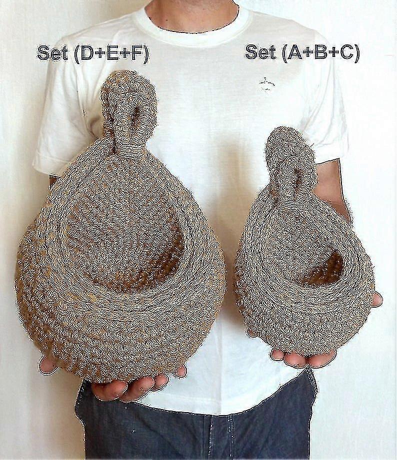 3pcs cesta suspensa pendurada fruta e cesta vetable Stora Kit Izer