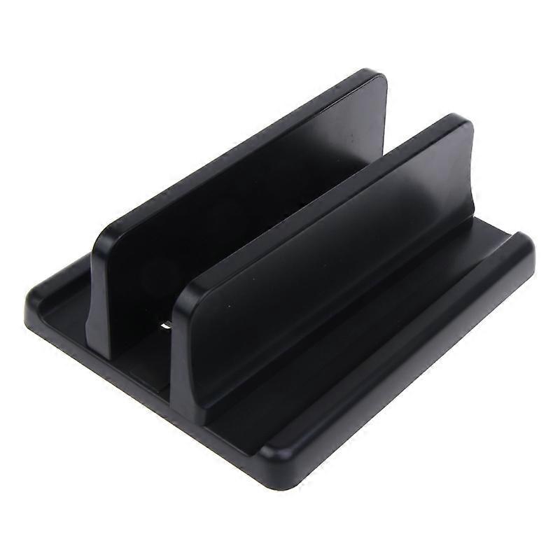 Dual Laptop Stand Holder Vertical Laptop Holder Bracket with Adjustable Dock