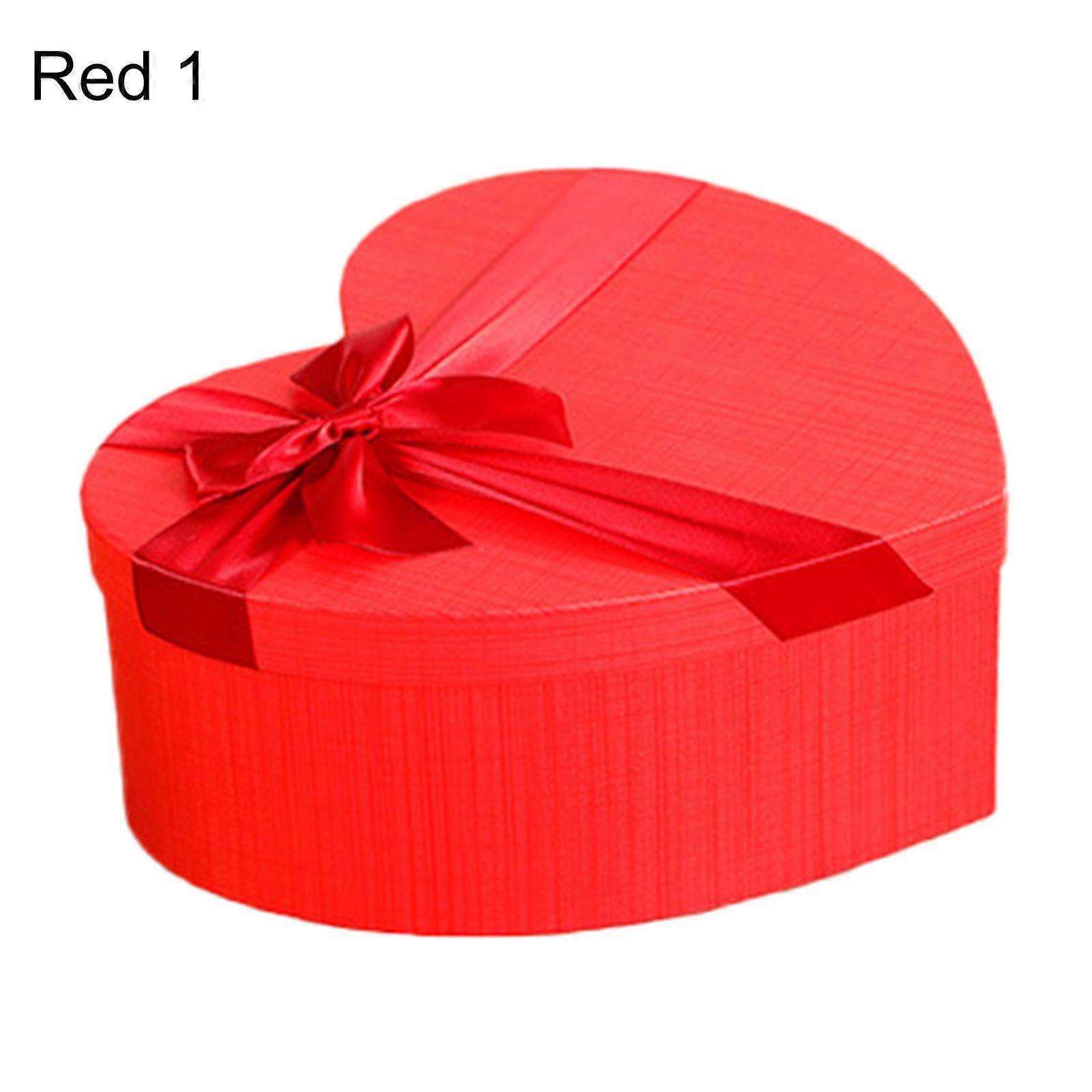 Geschenkbox mit Bowknot Mehrzweckpapier Blumenköpfe Verpackungsbox für Geburtstag