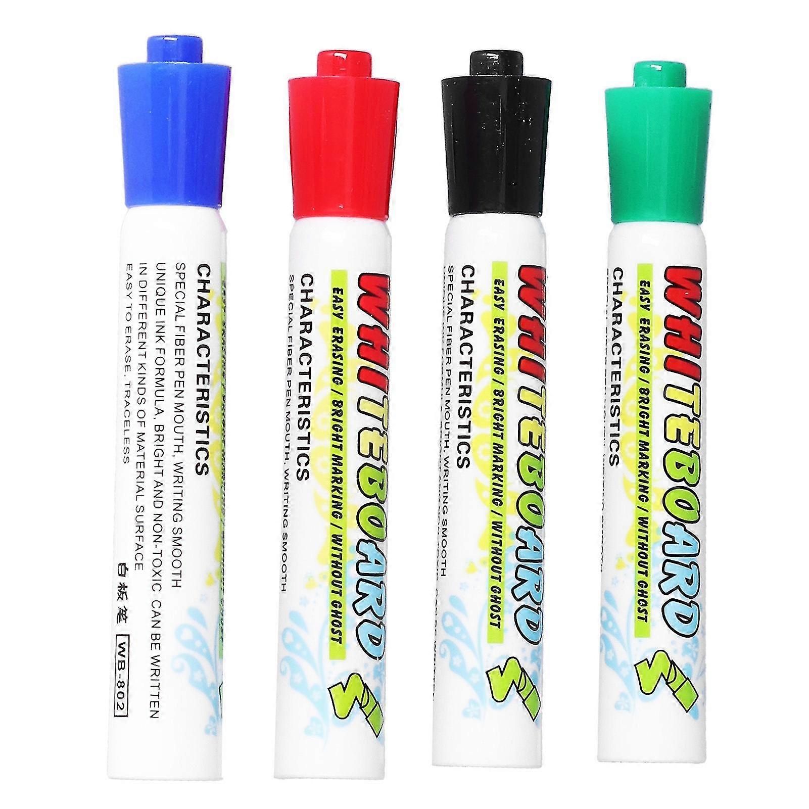 Durable Portable Marker Pens for Kids and Adults - Set of 4, Wide Application