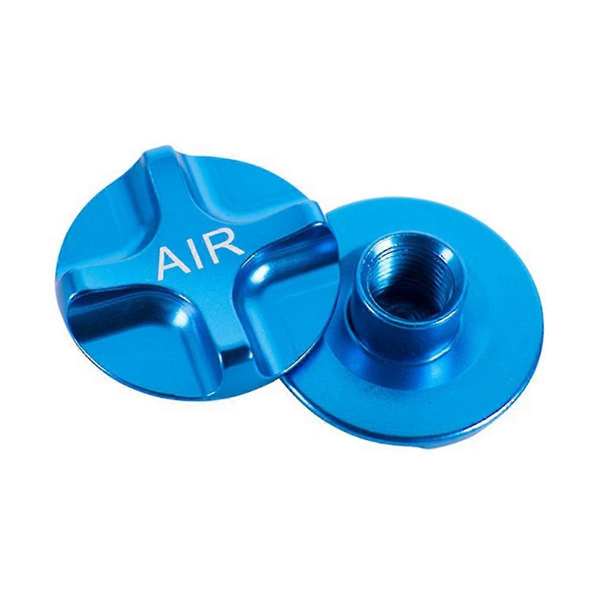 Fork Shoulder Air Nozzle Cover Air Fork Shoulder Cap Shockproof Front Fork Aluminium Alloy Cover,blue