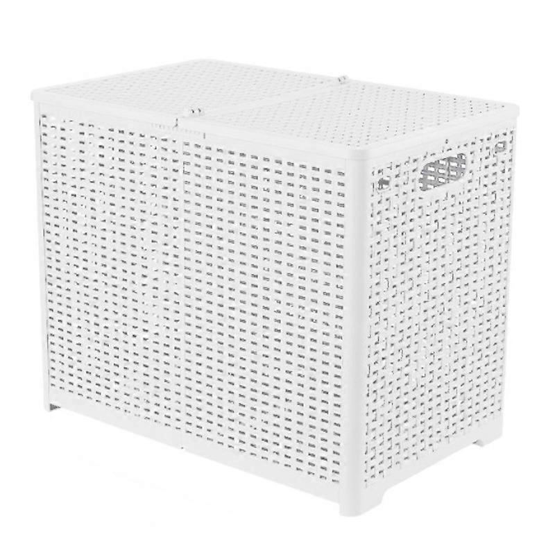 Hopfällbar Klädkorg Extra Stor Vit