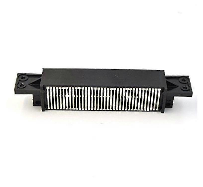 Connecteur, fente à 72 broches résistante à l’usure pour les composants électroniques à usage général pour un usage professionnel pour les consoles de jeux (1pc, noir)