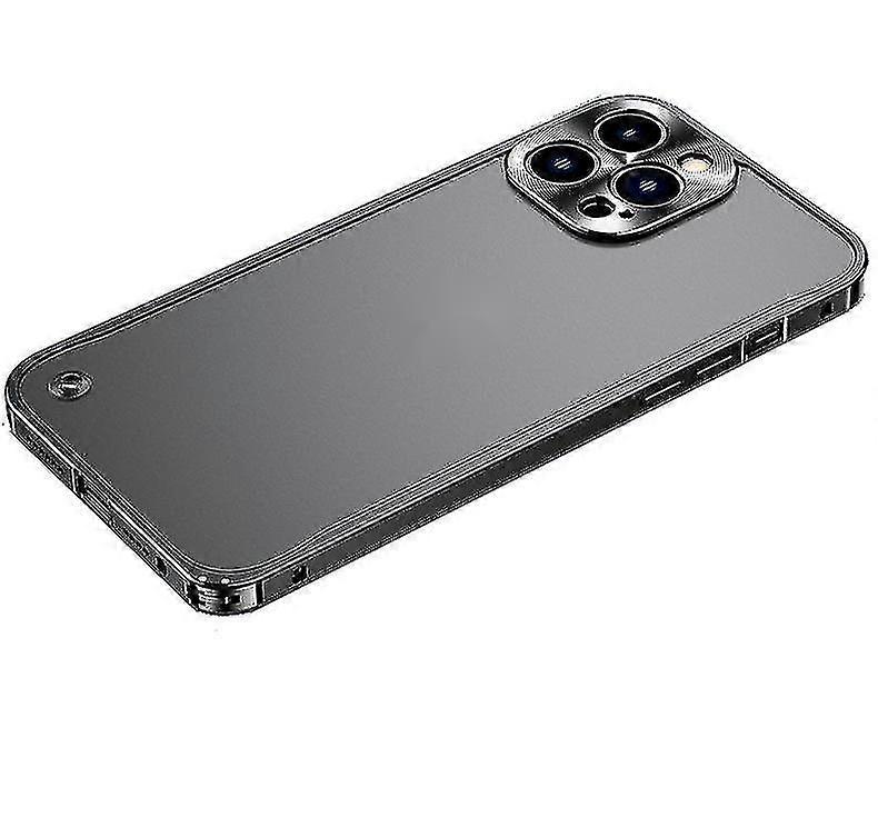 Luxury Metaltranslucen Case Frame Lens Protection For Iphone 13 Series Aluminum Phone Case Matte Translucent Back Cover