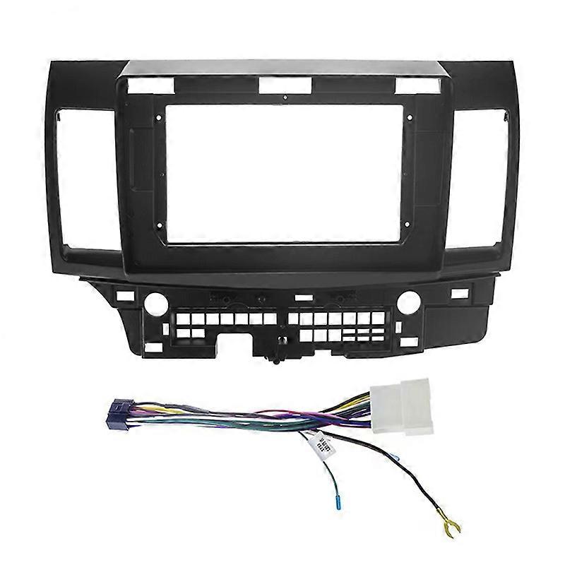 10.1Inch For Mitsubishi Lancer 2008-2016 Car Radio Android MP5 Player Stereo Casing Frame 2 Din Head Unit Fascia Dash Board Cove
