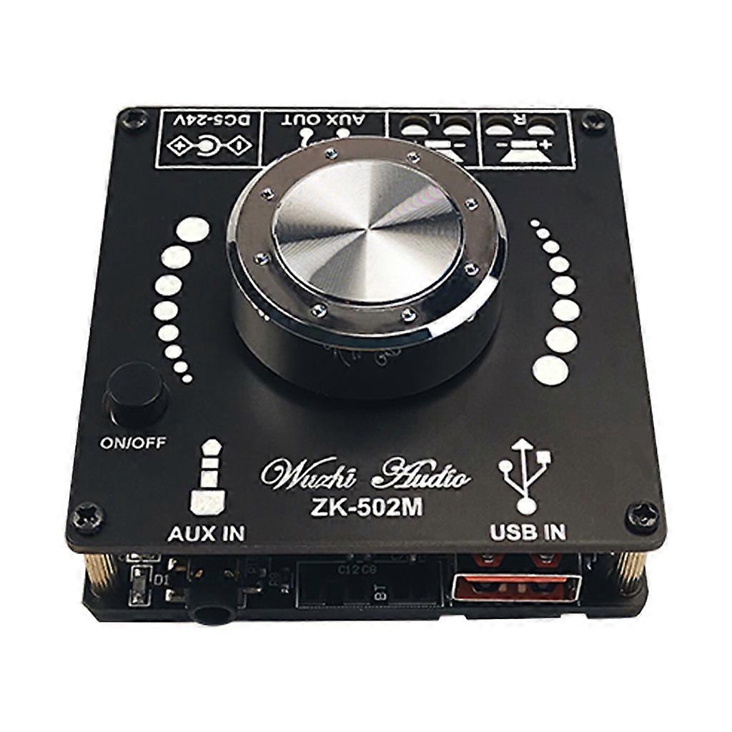 ZK-502M Verstärkerplatine HIFI 2.0 Stereo Bluetooth-kompatible digitale Stromversorgung