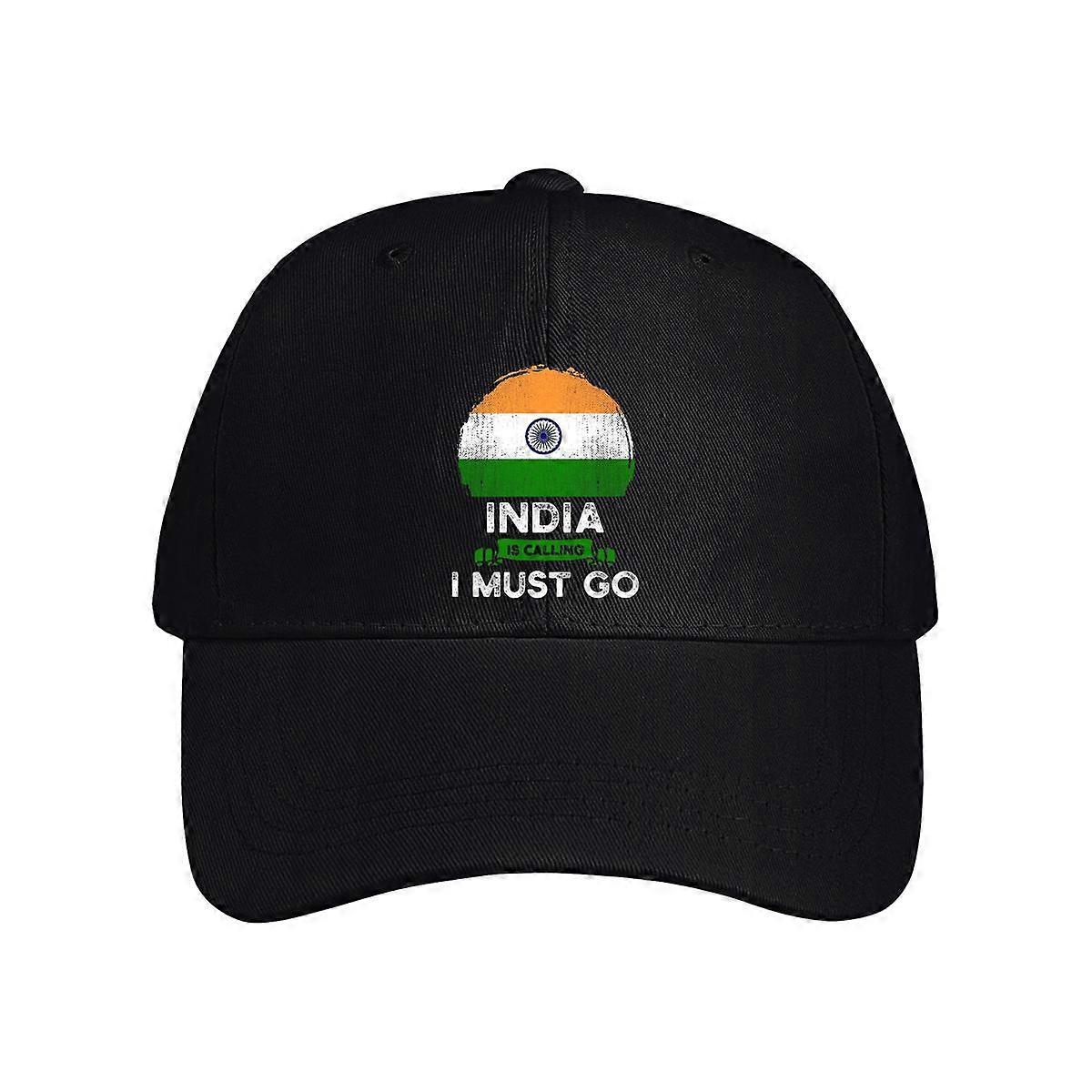 India Is Calling I Must Go Baseball Cap