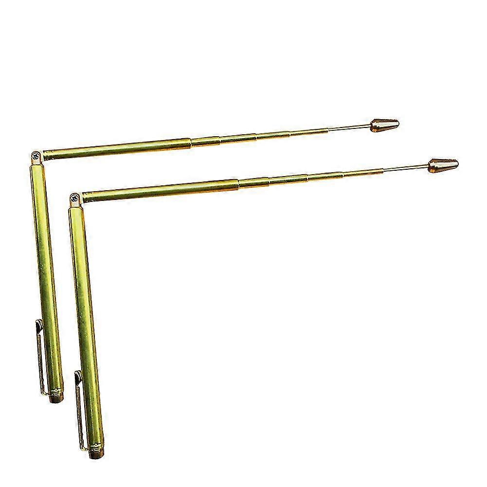 2pcs/set Water Detector Dowsing Rods Divining Witching Adjustable Durable Brass