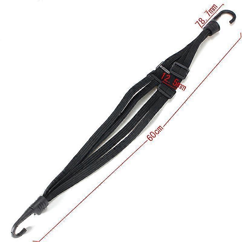 60CM Motorcycle Helmet Straps Motorcycle Accessories Hooks Luggage Retractable Elastic Rope Fixed Strap Motos Helmet Luggage Net Motorcycle Knee & Shi