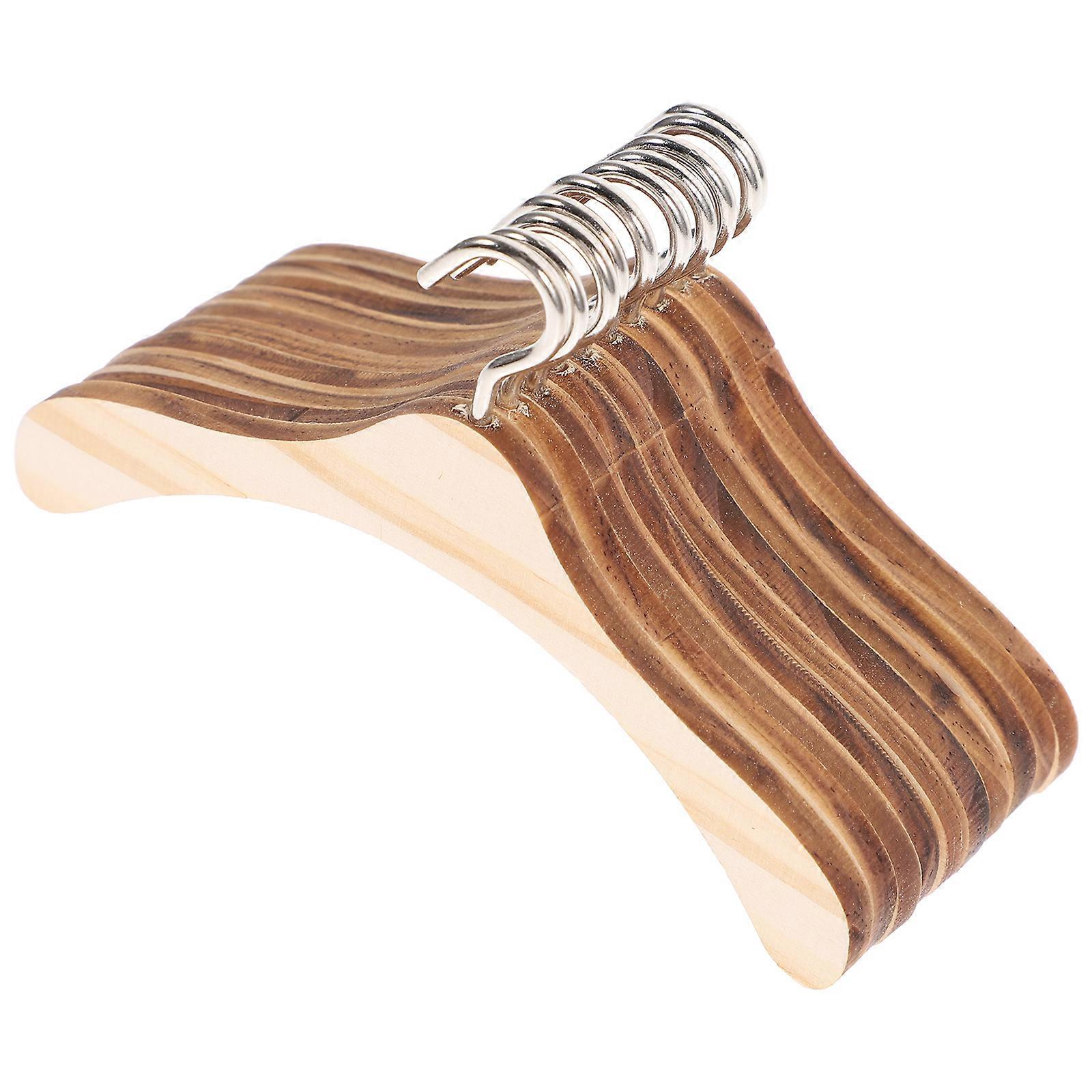 10 Pcs Heavy Duty Cabides Roupas de Madeira Cabide Bonecas Boneca Clothes Rack Mini Boneca Cabide Boneca Roupas 12 Polegadas Bonecas