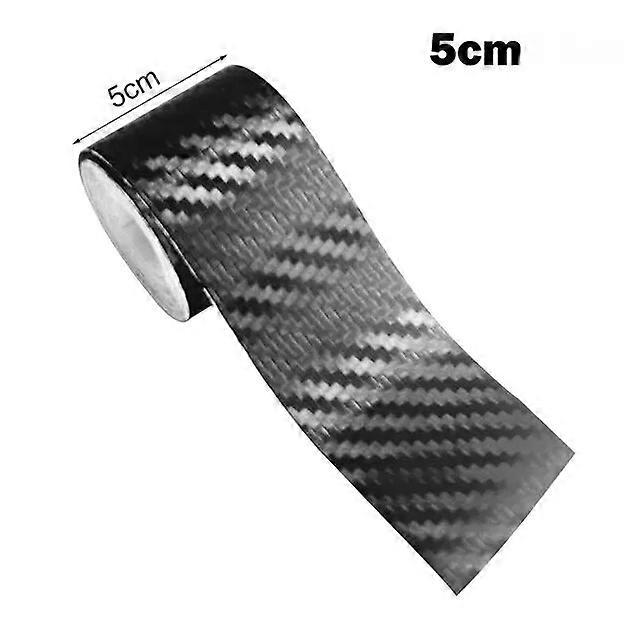 Motor Vehicle Parts Carbon Fiber Car Sticker Diy Paste Protector Strip Auto Door Sill Side Mirror Anti Scratch Tape Waterproof Protection Film