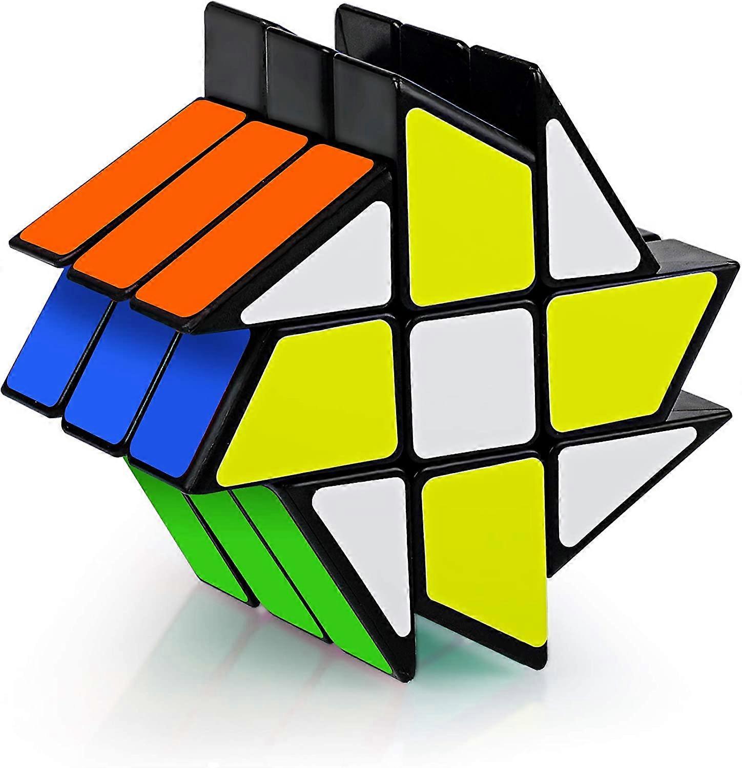 Magic Cube Fenghuolun 3x3, Speed Puzzle Cube Smooth Sticker 3D Puzzle Cube Brain Teasers Educational Toy
