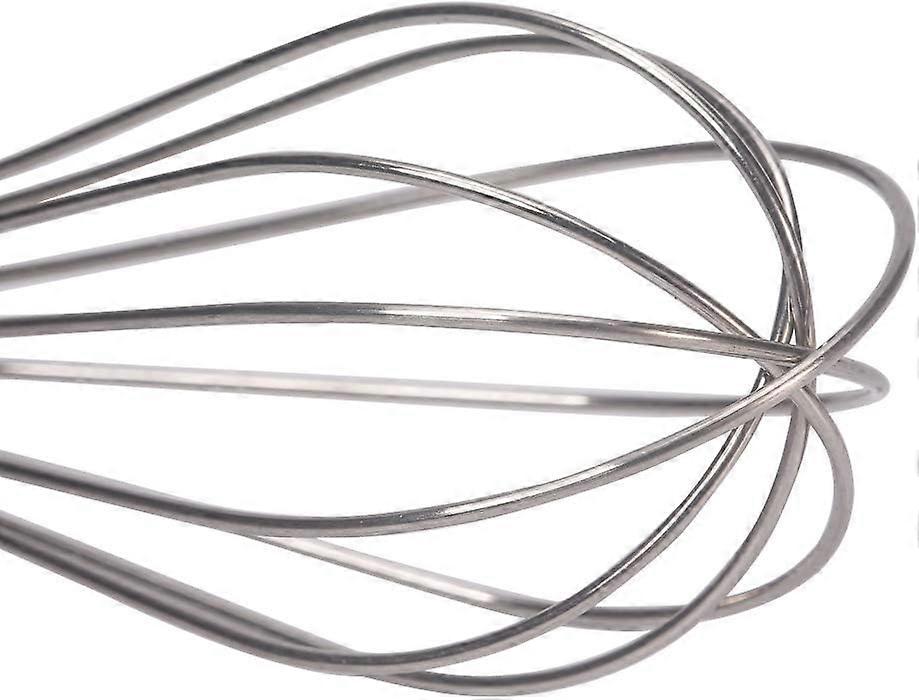 Fouet en acier inoxydable (8 pouces, argent)