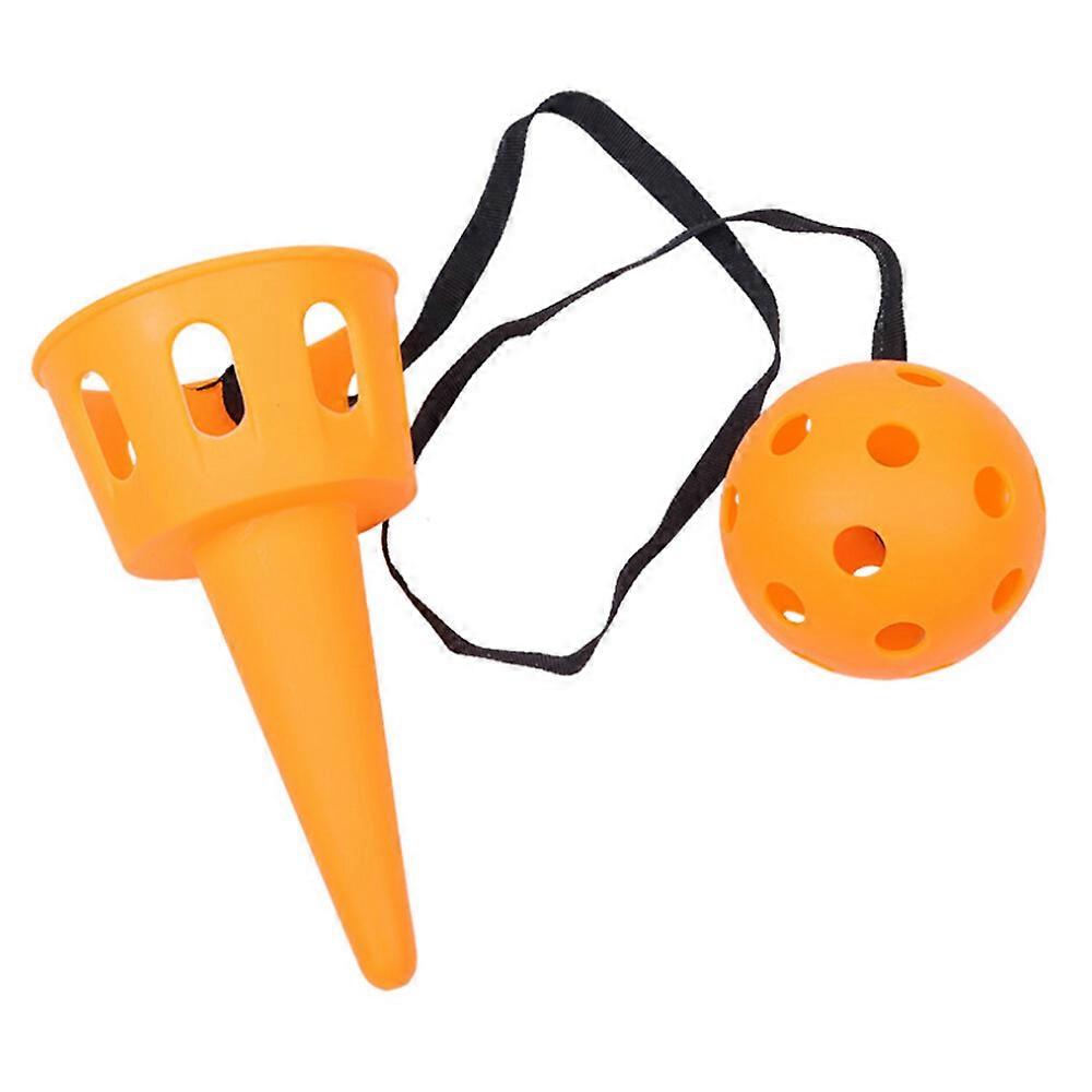 Soft Catch Ball and Cup Toy Set for Kids to Develop Hand Eye Coordination and Motor Skills