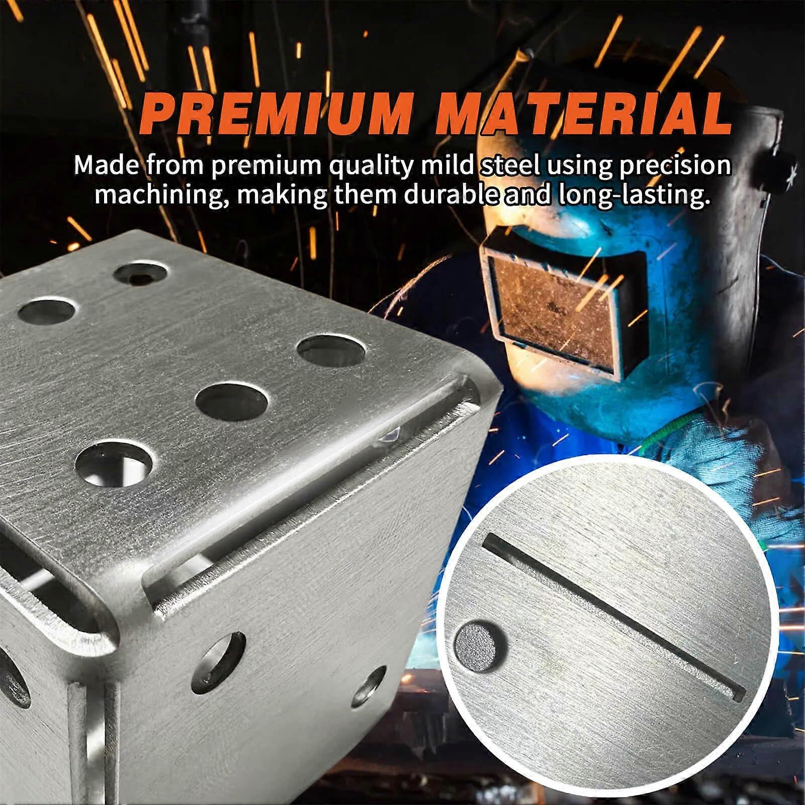 12PCS 2x2" Mild Steel Welding Plate 11 Gauge For MIG TIG ARC Gas Stick