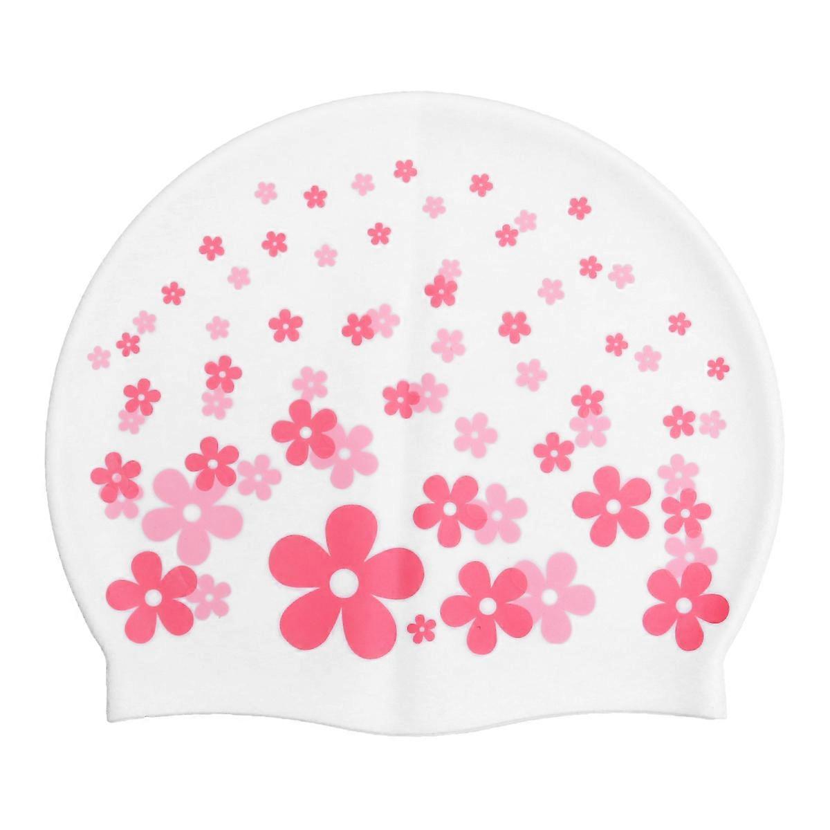 Silikon Badekappe Blume Badekappe Cartoon Badekappe Badekappe Schwimmhaarkappe Poolkappe