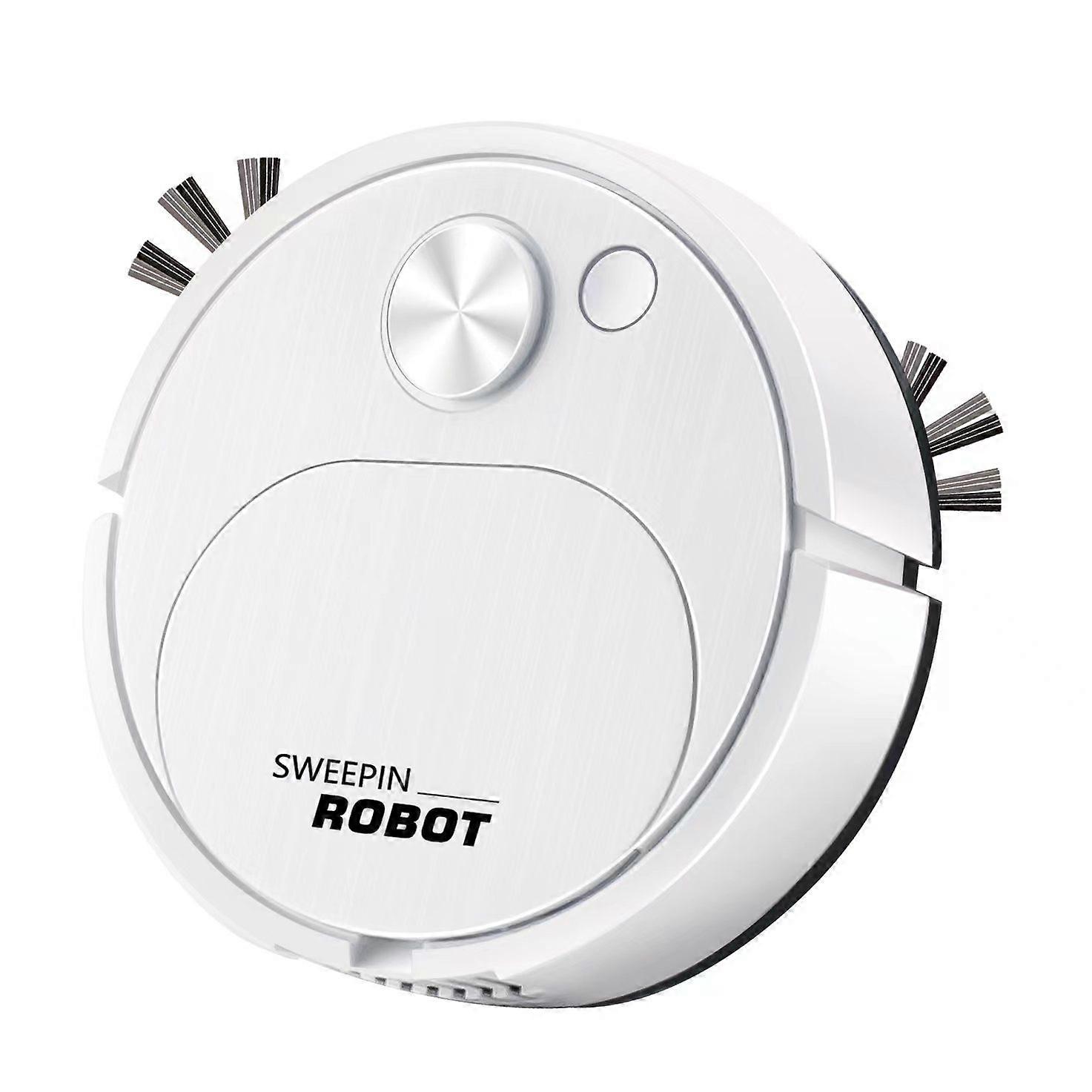 Smart Sweeping Robot Staubsauger, Mini Smart Sweeping Robot Automatische Kehrmaschine mit USB-Ladefunktion für Steinböden, Fliesen, Soft Ce