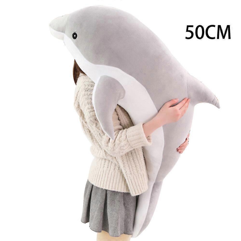 Best Seller-Kawaii Μαλακό δελφίνι Βελούδινα παιχνίδια Γεμιστές κούκλες Μαξιλάρι υπνάκο ζώων Δημιουργικό παιδικό παιχνίδι Χριστουγεννιάτικο δώρο για κορίτσια παιδιά. Kawaii μαλακό δελφίνι Plu