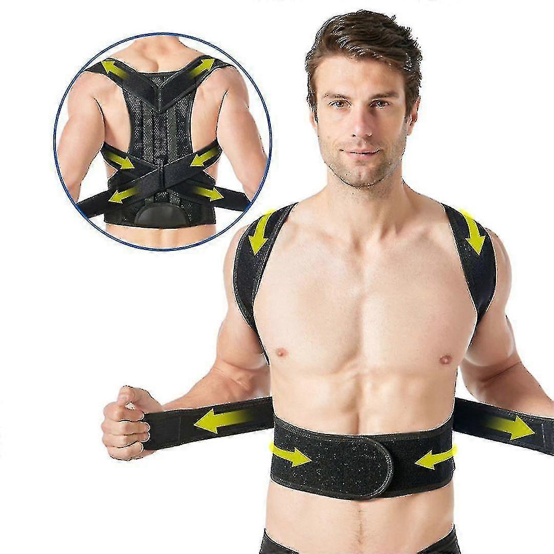 Back Brace Posture Corrector For Women And Men - Relief For Waist, Back And Shoulder Pain Improve Back Posture And Provide Lumbar Support_cde13