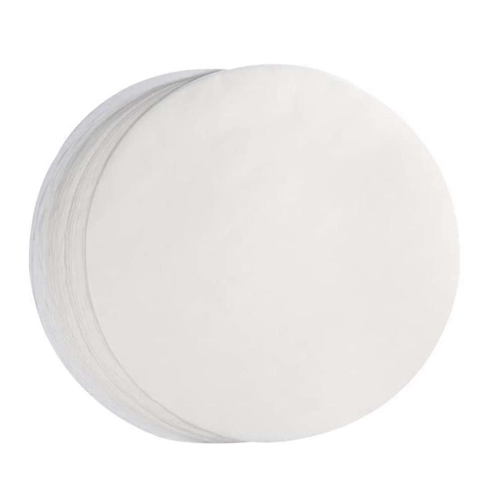 100 Pieces of Silicone Oil Paper Baking Steamer Paper 11 Inch Tin Foil Round Oil and Water Proof Ba